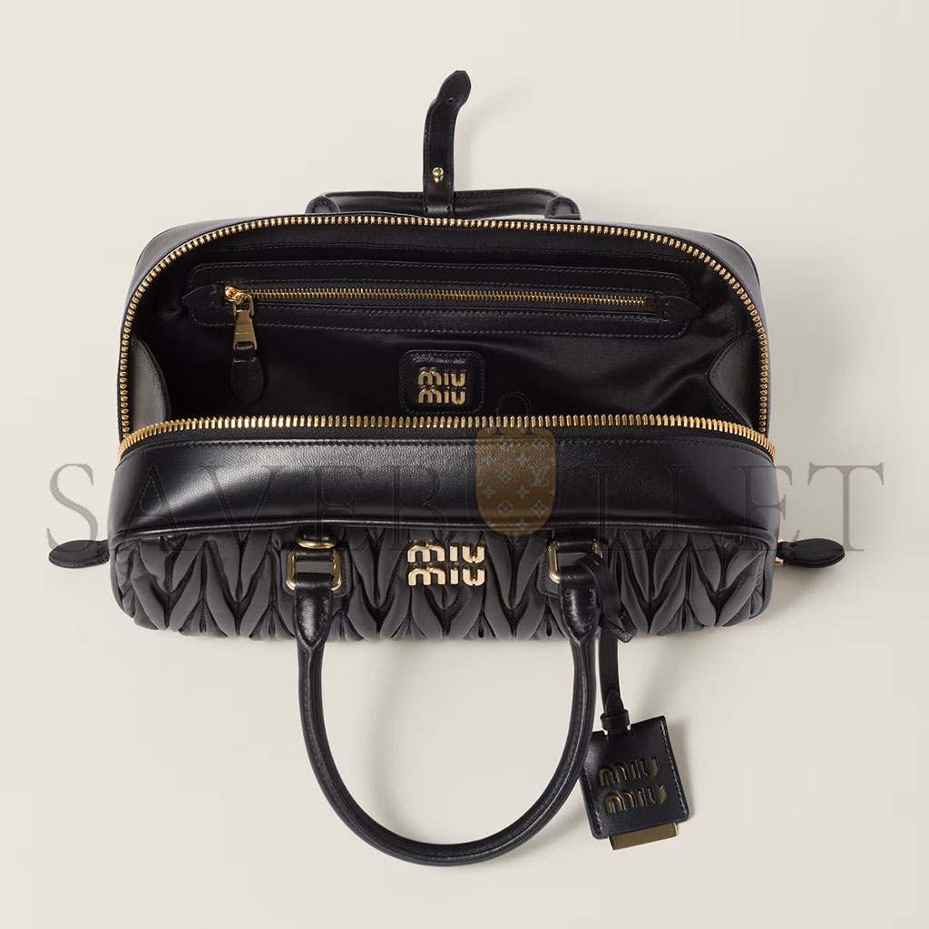 MIU MIU ARCADIE MATELASSÉ NAPPA LEATHER BAG 5BB148 (22*10.5*7.5cm)